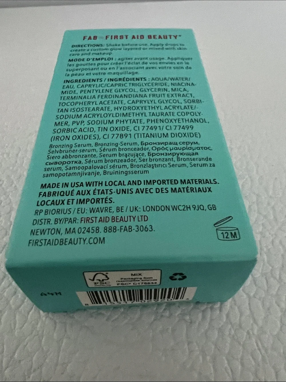 First Aid Beauty Bronze + Glow Drops - 1 fl oz